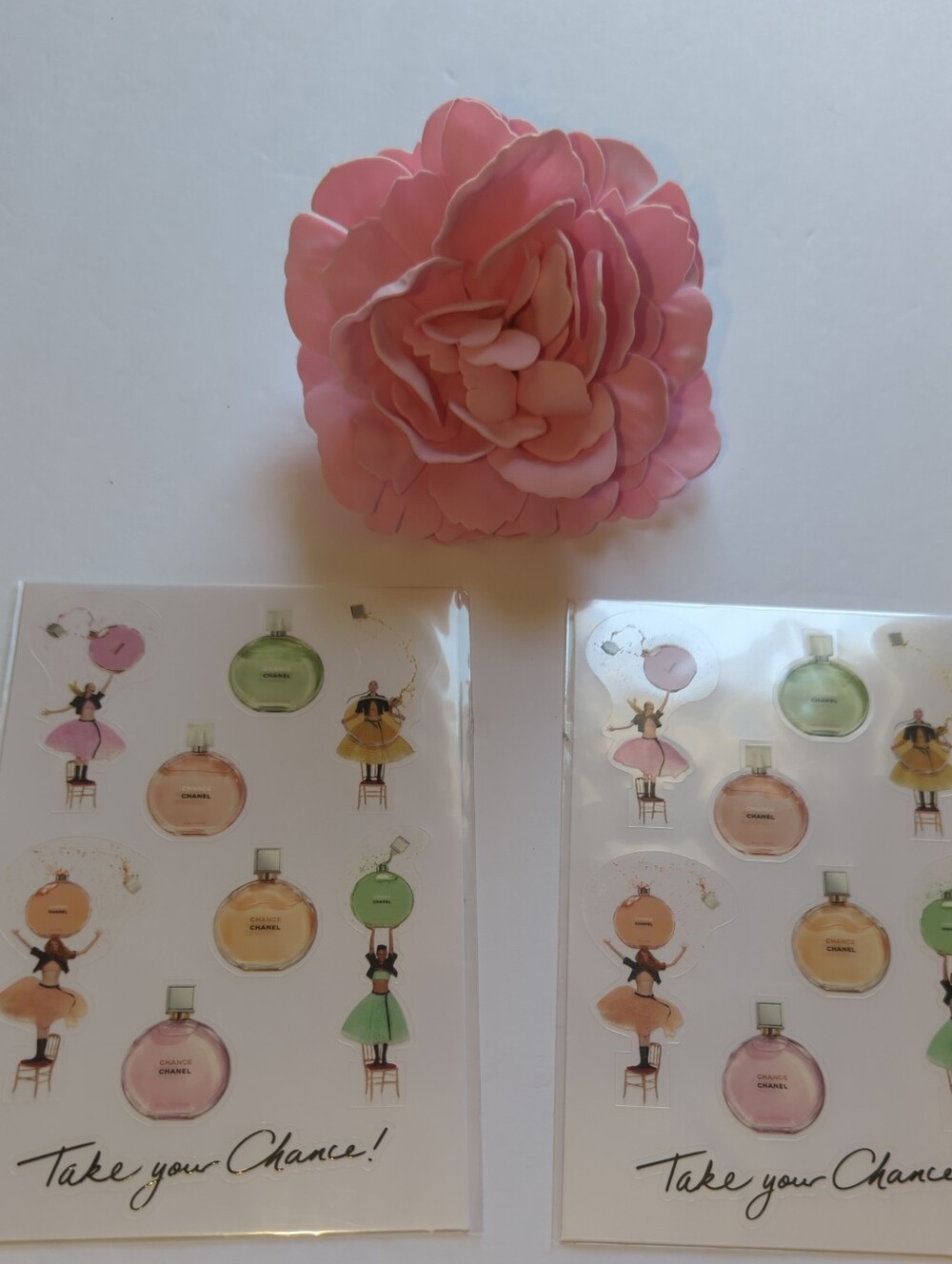 CHANEL Chance Limited Edition Sticker Sheets Super Cute For Phone Case Notebook